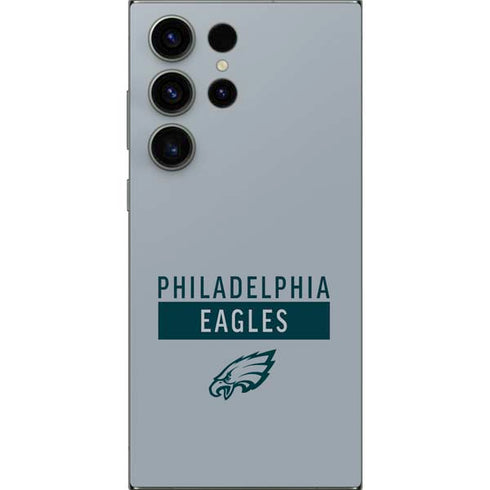 NFL Philadelphia Eagles Silver Performance Series Galaxy S25 Ultra Skin